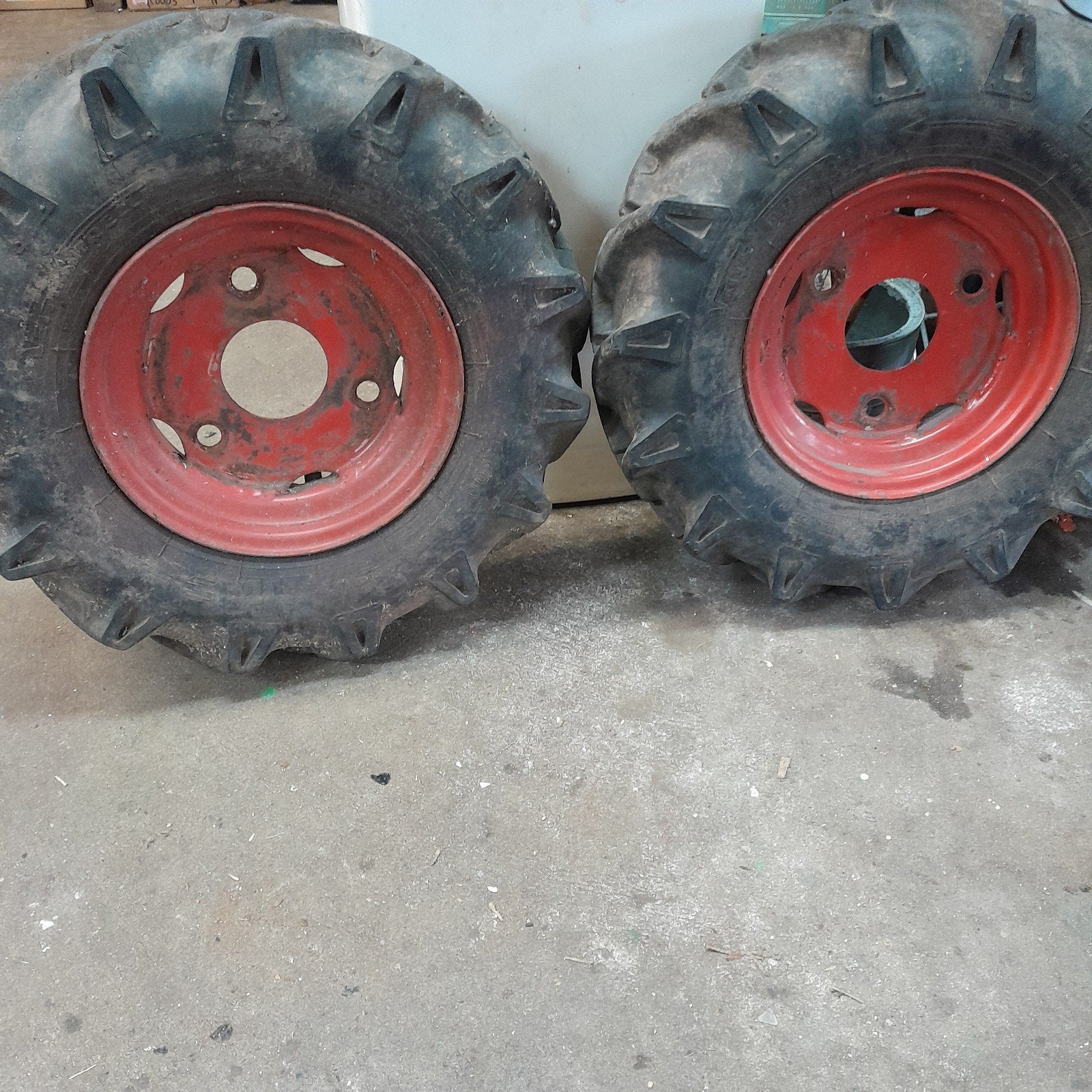 Wielen voor Holder E5 en E6 - Maat 400x8, Ophalen