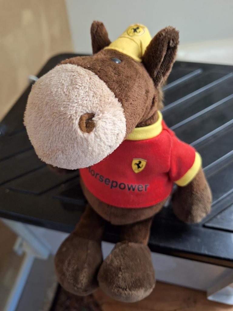 Formule 1 ferrari mascotte Nici official product, Ophalen of Verzenden, Zo goed als nieuw, Formule 1