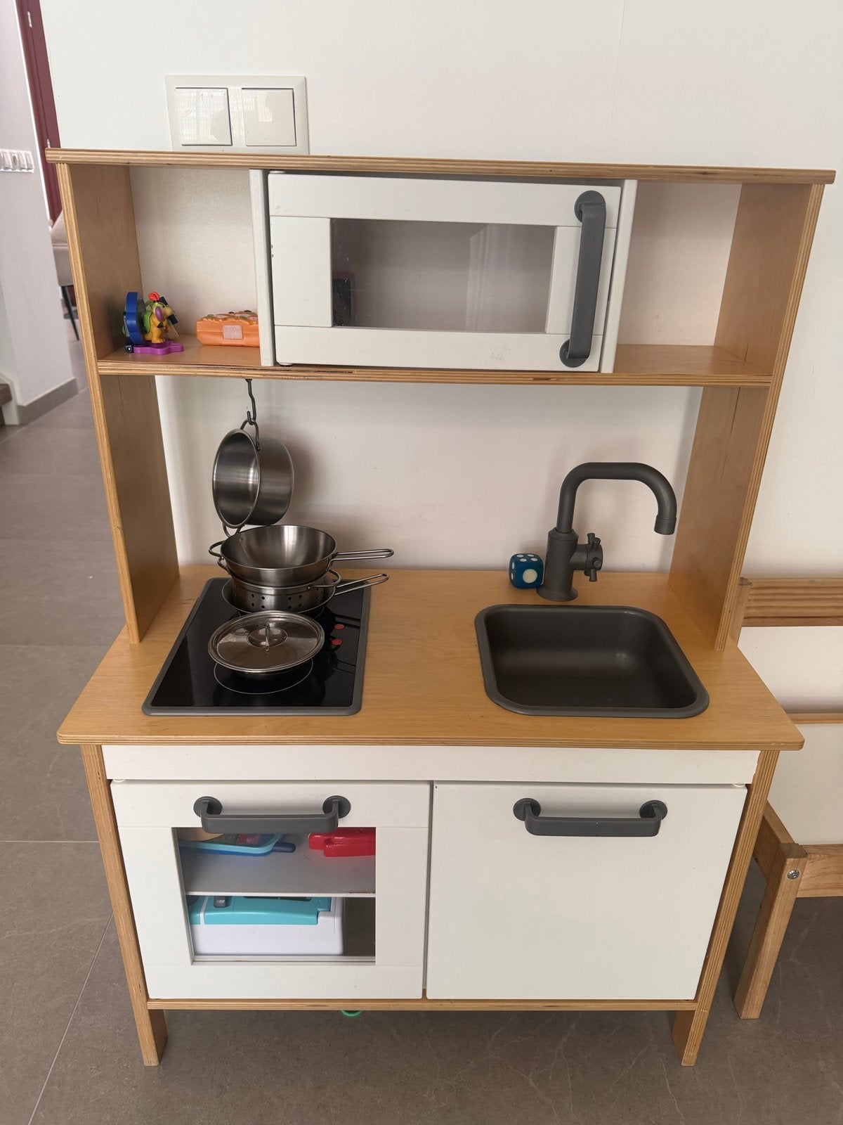 IKEA Duktig Speelkeuken met accessoires, Kinderen en Baby's, Speelgoed | Speelkeukens, Zo goed als nieuw, Speelkeuken, Hout, Ophalen of Verzenden