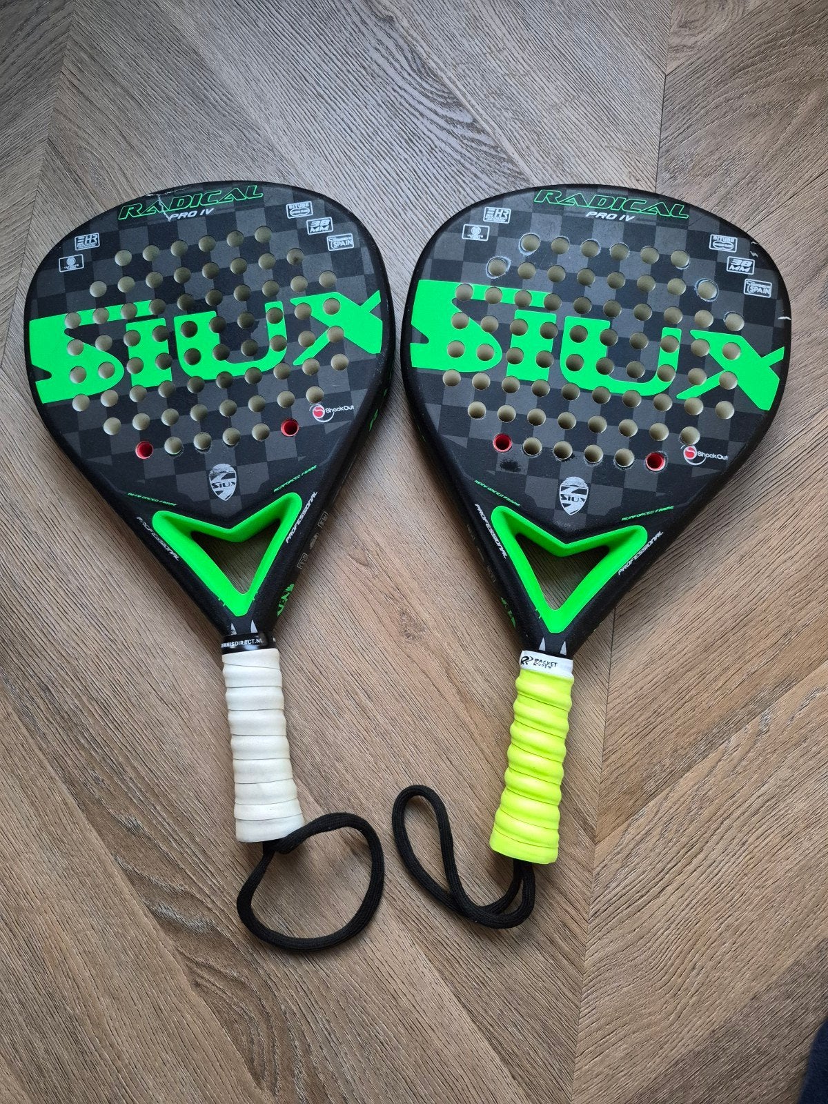 Siux Radical Pro IV Padelrackets (2 stuks) OUD, Sport en Fitness, Padel, Ophalen, Gebruikt, Padelracket
