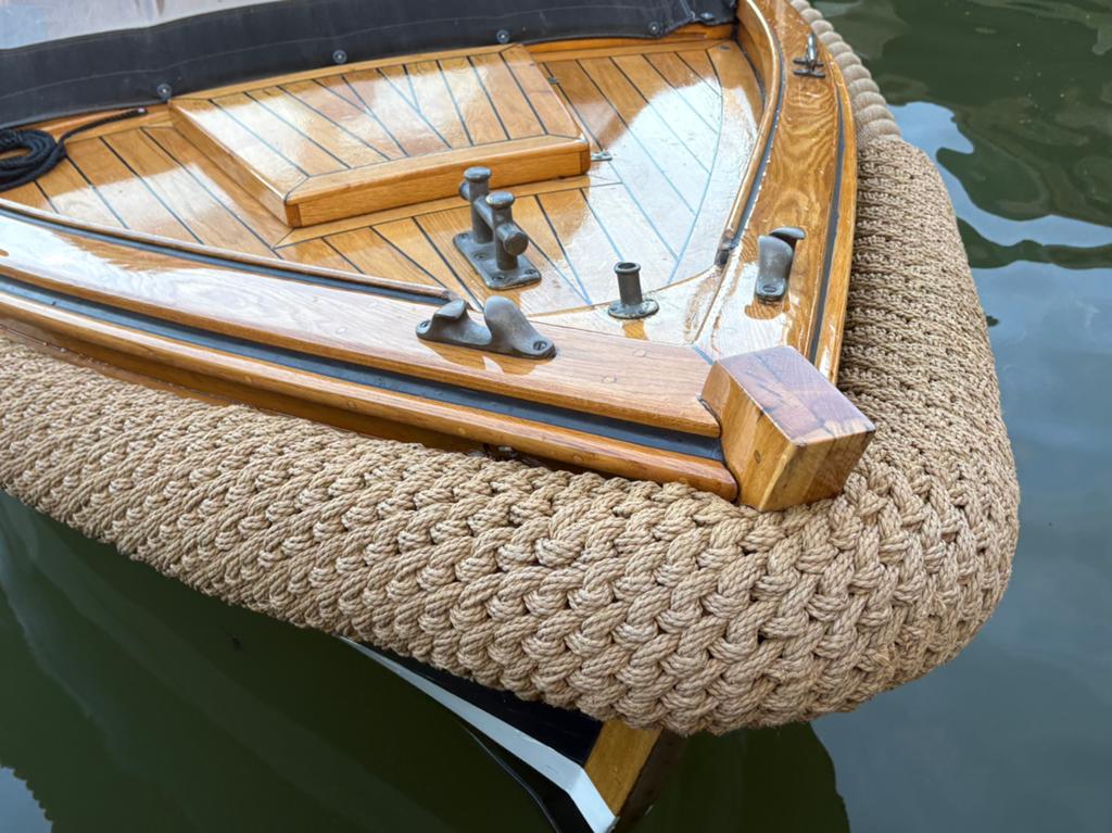 Luxe 6.5m Eikenhouten Sloep | Vetus Diesel | Incl. Trailer, Watersport en Boten, Ophalen, Binnenboordmotor, Diesel, 28 pk