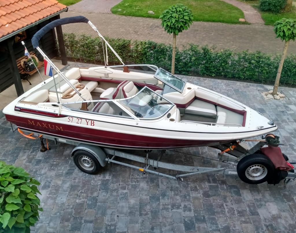 Maxum 1800 SR bowrider met trailer, Watersport en Boten, Speedboten, Ophalen