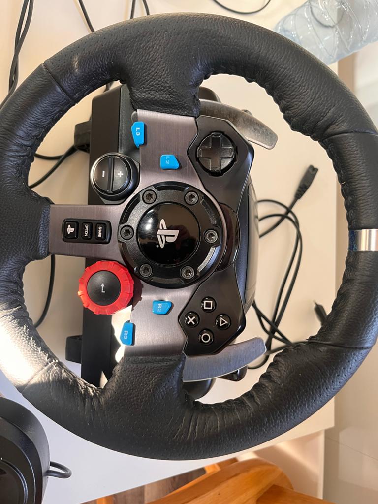 Logitech G29 Racestuur met Shifter en Pedalen, Racestuur, Gebruikt, Force feedback, Logitech