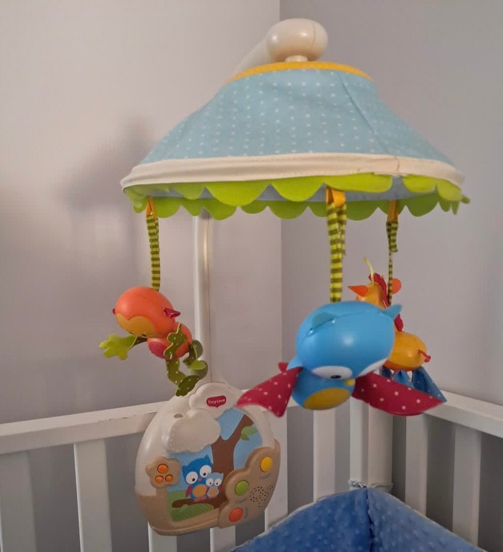Muziekmobiel box Tiny Love babymobiel boxmobiel, Ophalen, Zo goed als nieuw