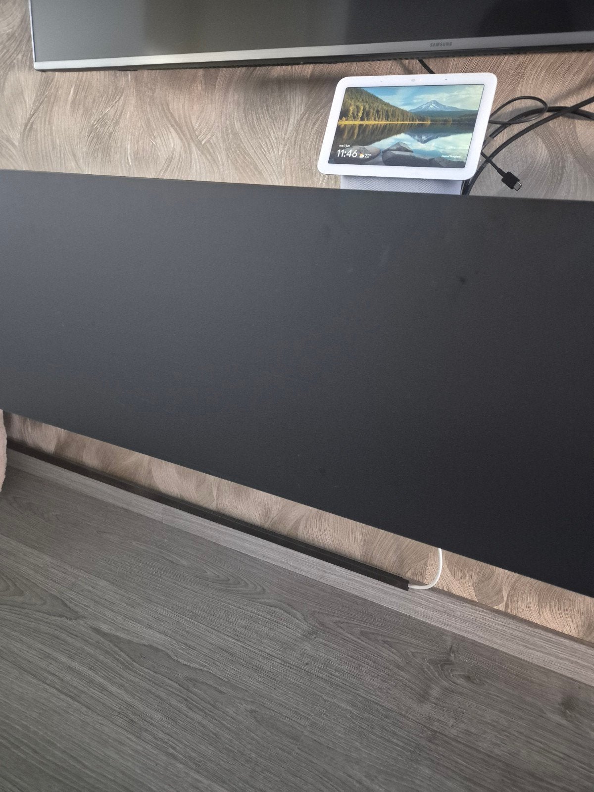 Zwevend tv meubel zwart, Huis en Inrichting, Ophalen, 25 tot 50 cm, Minder dan 150 cm, Minder dan 100 cm