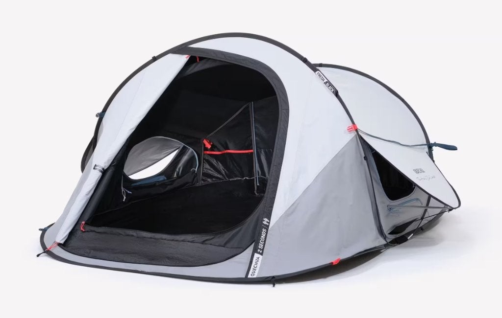 QUECHUA Pop-up tent Fresh&Black, Ophalen, Gebruikt, Tot en met 2