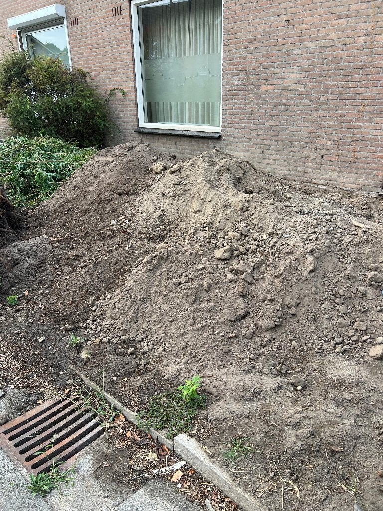 Gratis zwarte zand, Ophalen, Gebruikt, Ophoogzand