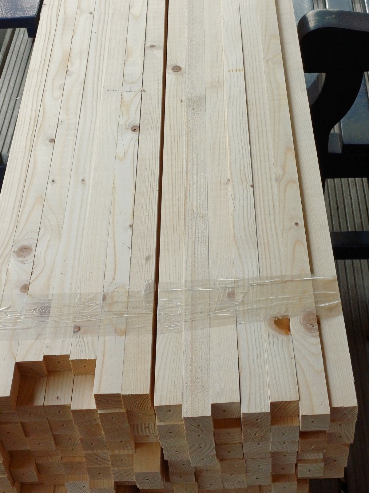 Vurenhouten latjes, Ophalen, Minder dan 25 mm, Nieuw, Plank