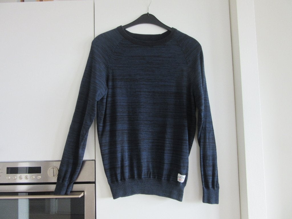 TRUI /truien 3 stuks z.g.a.n. blauw medium Superdry+PIER ONE, Ophalen of Verzenden, Zo goed als nieuw, Maat 48/50 (M), Blauw