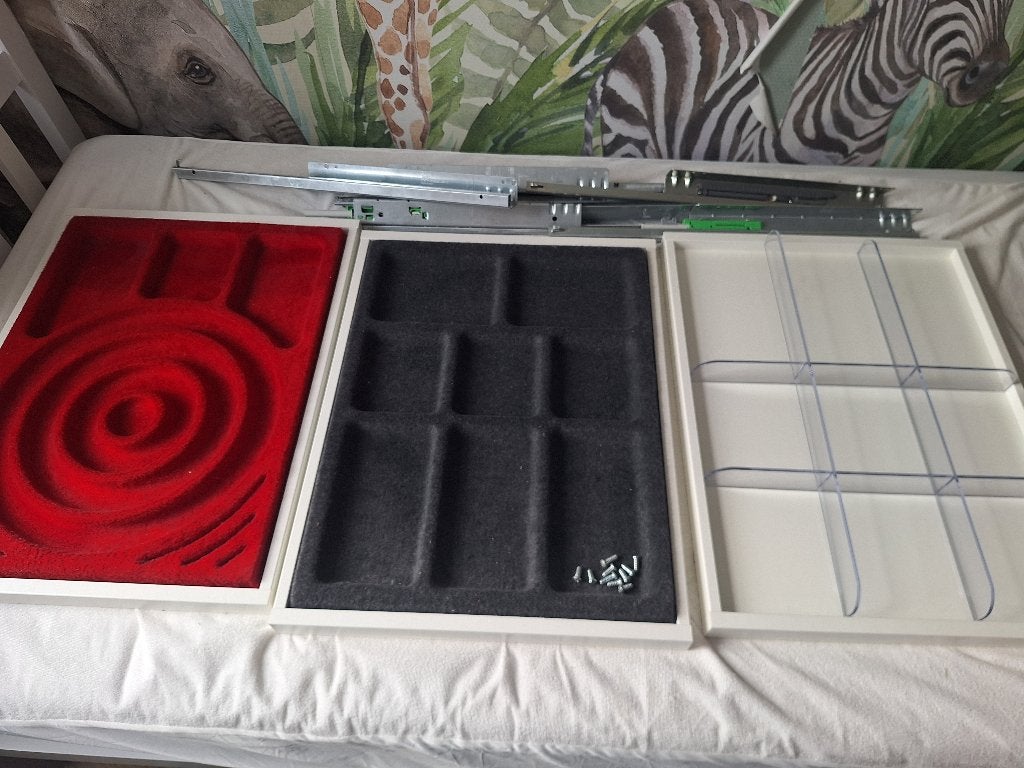 Lade-indelingen met ladegeleiders, Ophalen, Minder dan 50 cm, Gebruikt, Voor de ikea pax kast