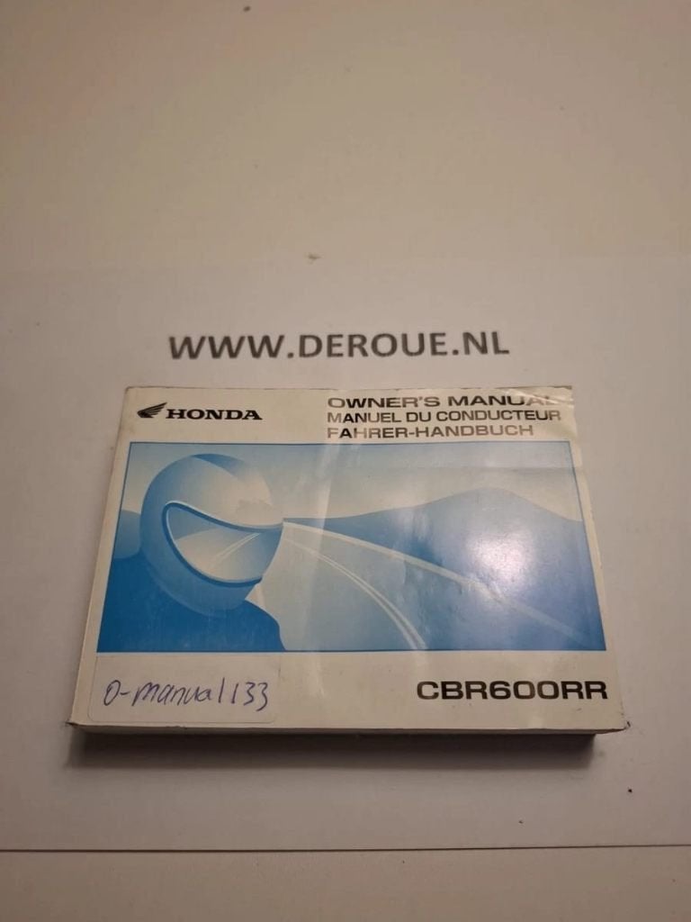 133 0WNERS MANUAL HONDA CBR600RR 2003 USED, Ophalen of Verzenden, Honda
