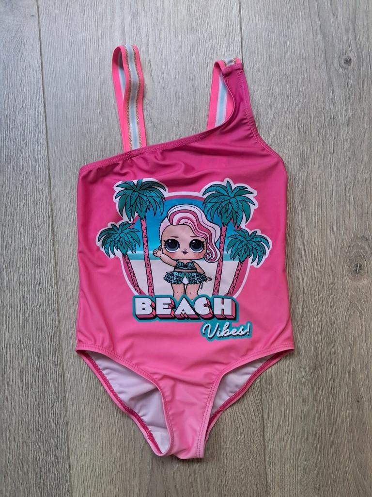 LOL badpak zwempak roze maat 122-128 meisje, Meisje, Badpak, Zo goed als nieuw, Ophalen of Verzenden