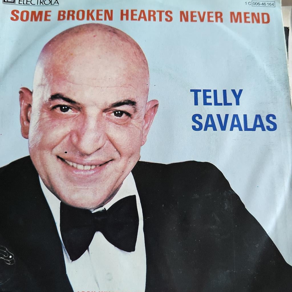 Telly Savalas - Some Broken Hearts Never Mend (Vinyl), Cd's en Dvd's, Gebruikt, 7 inch, 1970 - 1979, Fotohoes