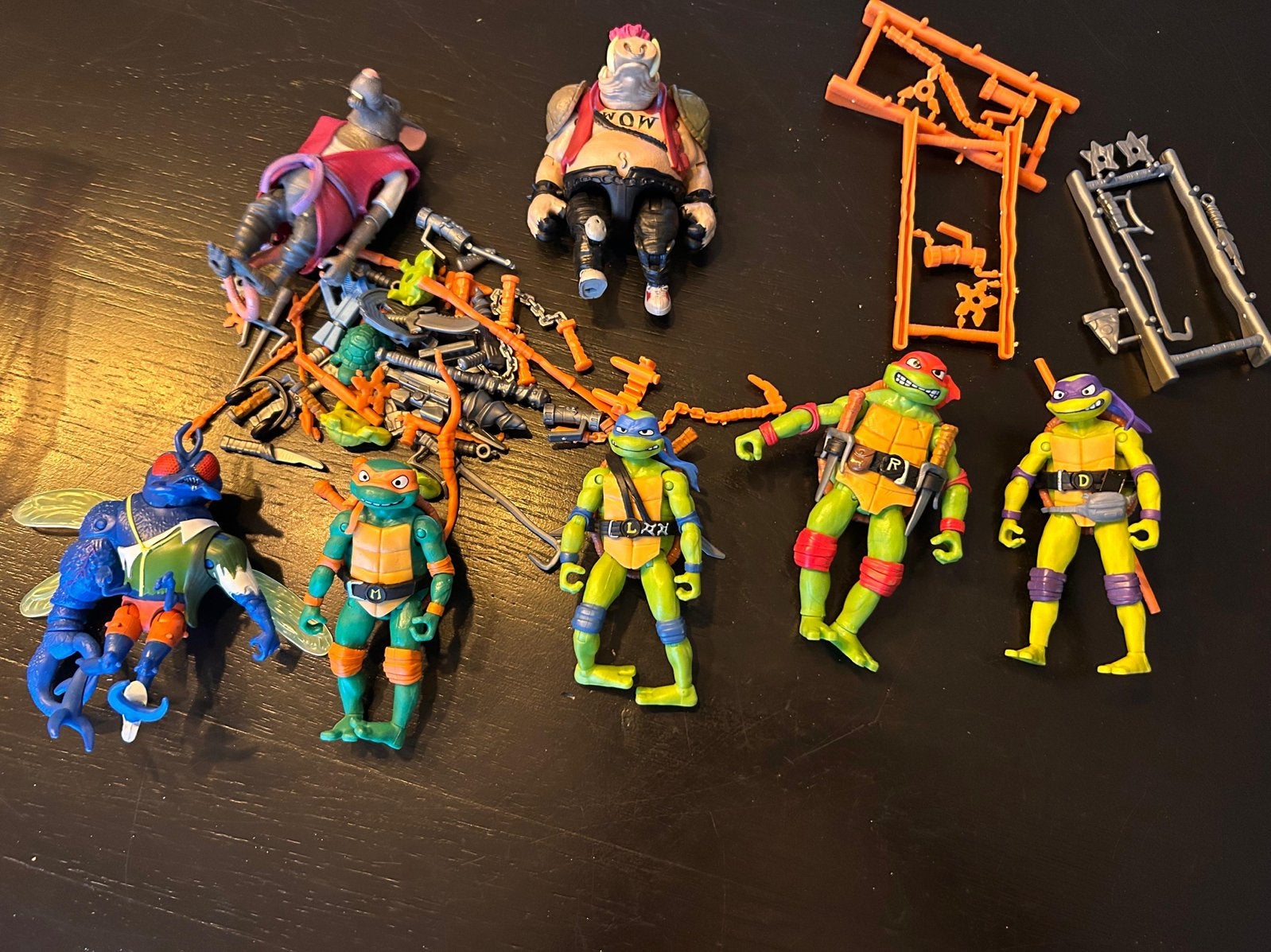 partij Teenage Mutant Ninja Turtles actiefiguren, Ophalen, Gebruikt