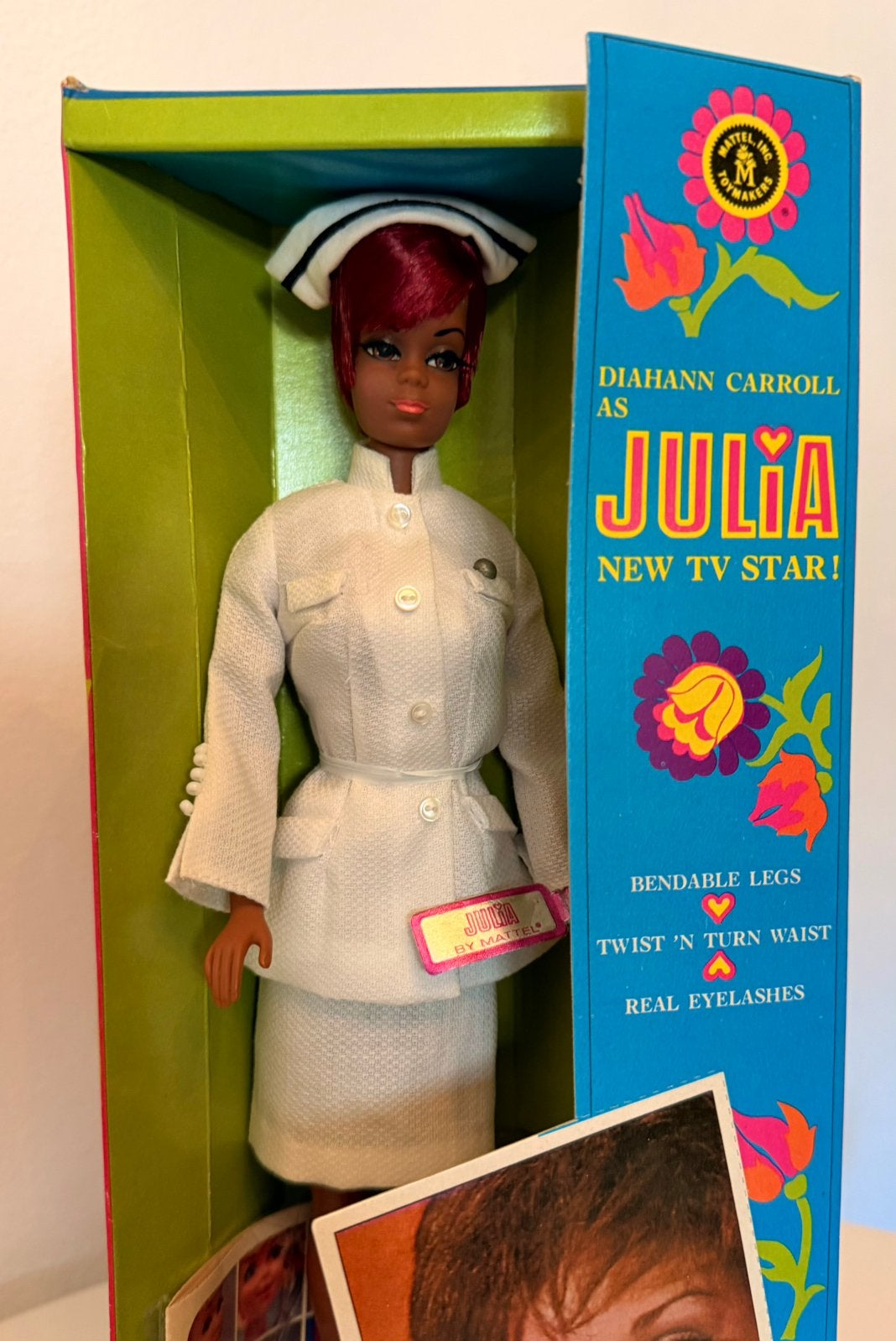 Barbie Nurse Julia 1968 Vintage, Verzamelen, Verzenden, Zo goed als nieuw, Fashion Doll