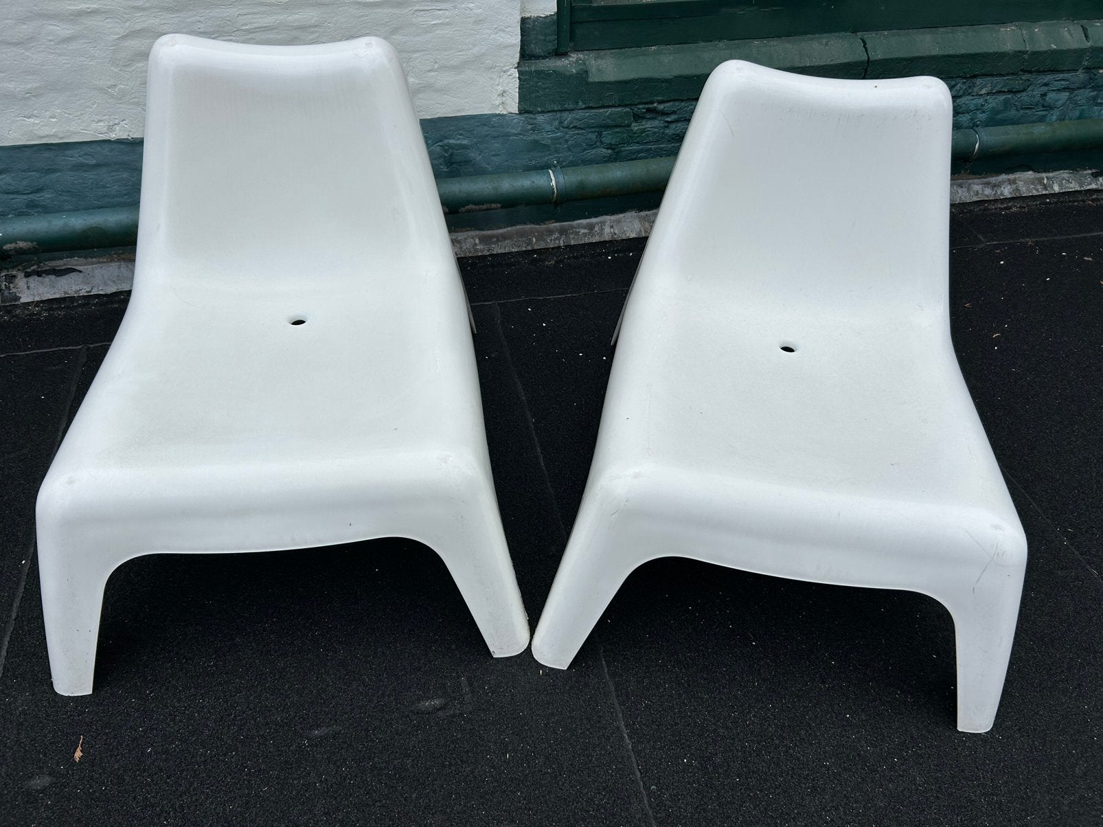 IKEA PS Vago loungestoel IKEA 2x, Tuin en Terras, Tuinstoelen, Ophalen, Gebruikt, Kunststof
