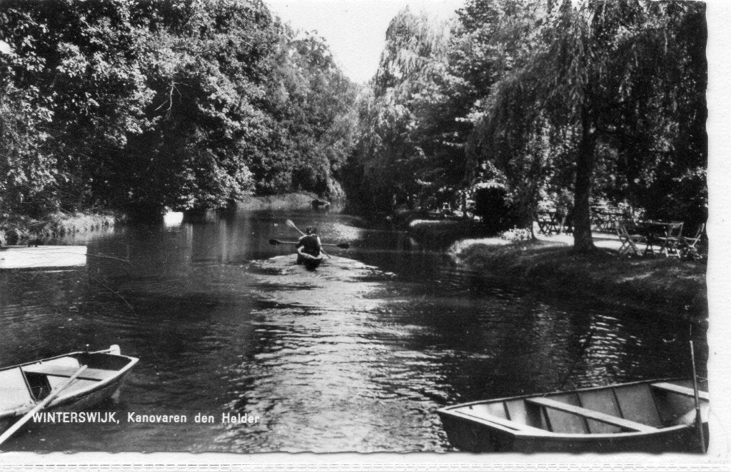 Winterswijk  Kano varen den Helder, Ophalen of Verzenden, 1960 tot 1980, Gelopen, Gelderland