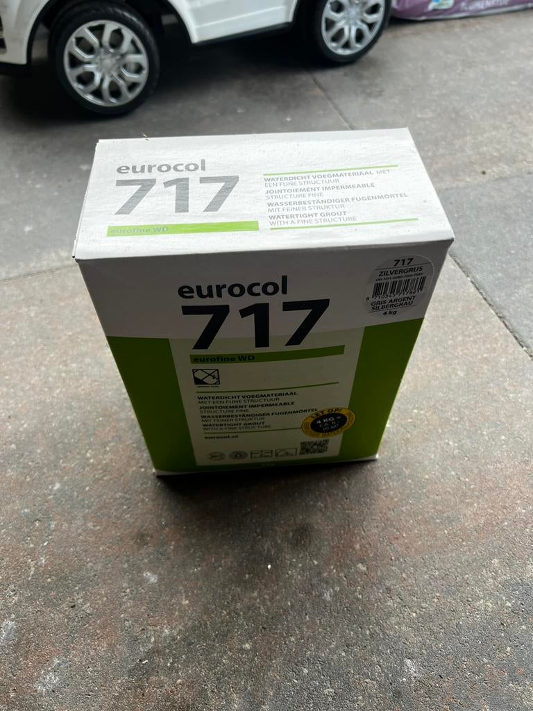 Eurocol 706 speciaal voegmortel grijs 4 kg, Ophalen, Zo goed als nieuw, Elektrisch
