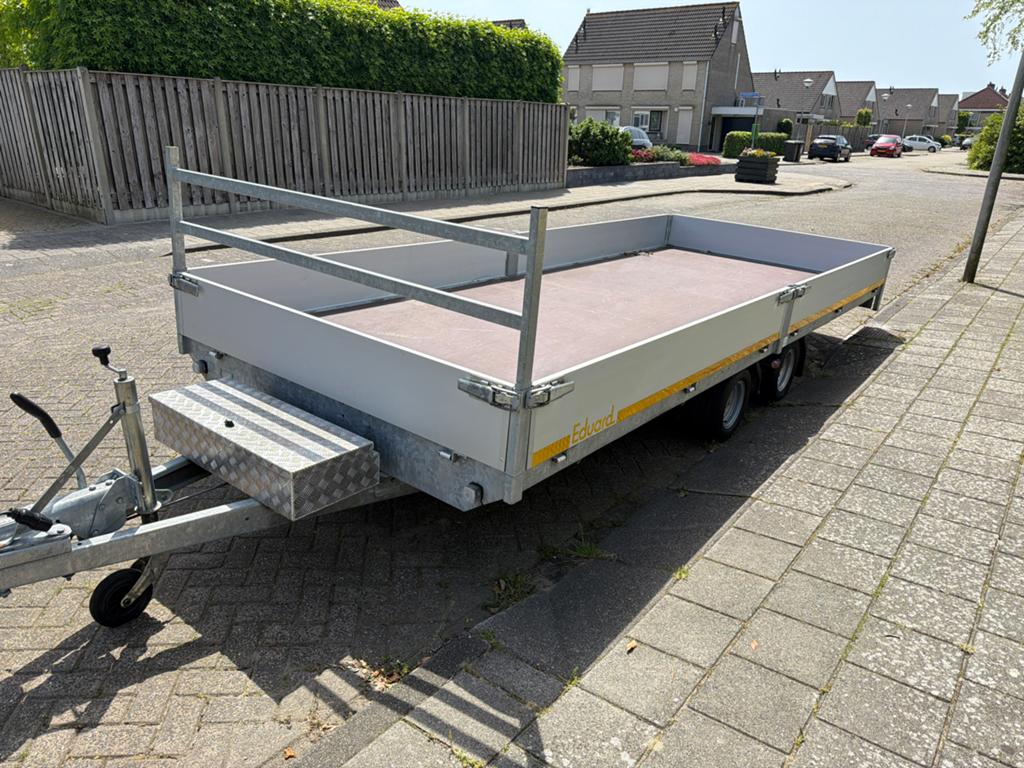 Eduard plateauwagen, 2 asser, zo goed als nieuw bj2021, Ophalen of Verzenden, Zo goed als nieuw