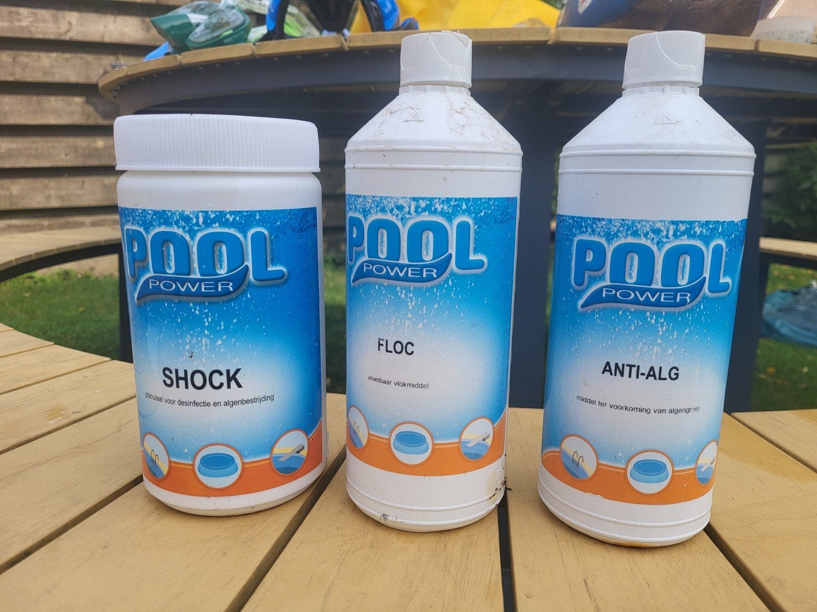 Pool Power Zwembad Reinigingsmiddelen Set, Ophalen of Verzenden, Gebruikt, Reinigingsmiddel