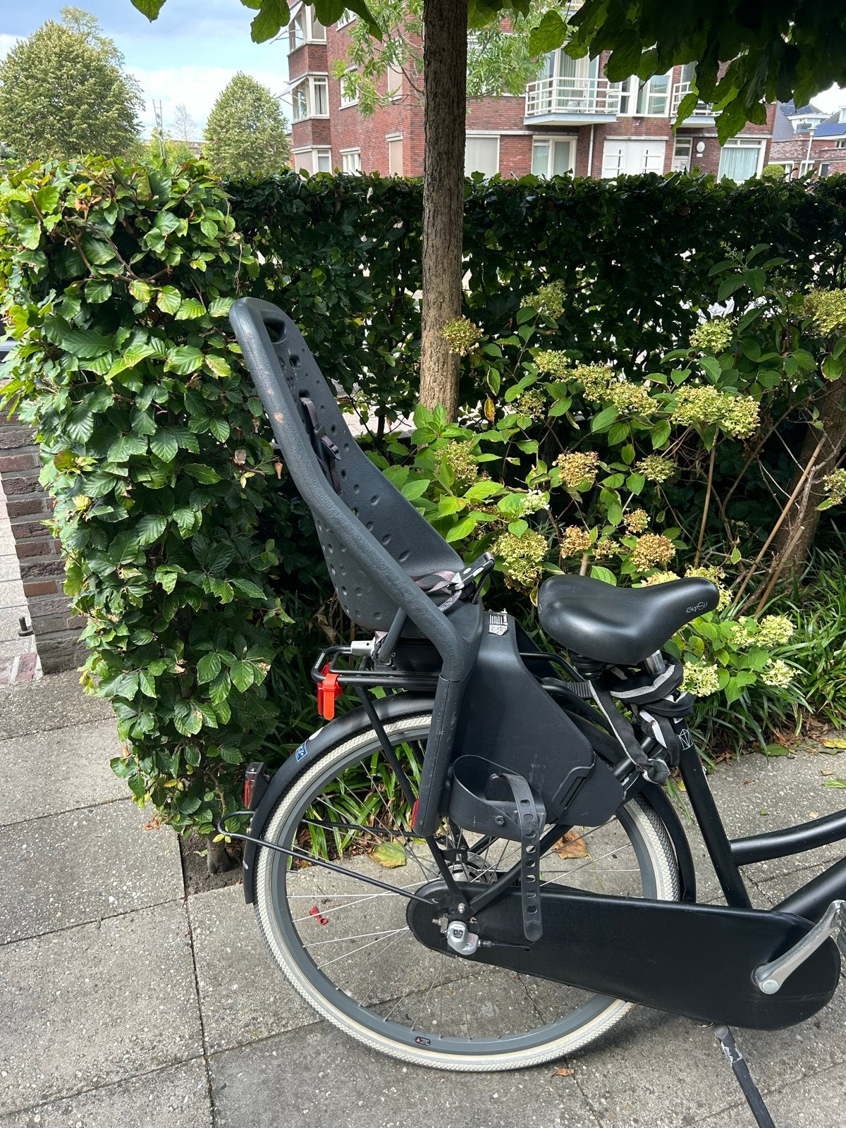 Yepp Achterzitje - Gebruikt maar in nette staat, Ophalen, Gebruikt, Achterzitje, Voetsteuntjes