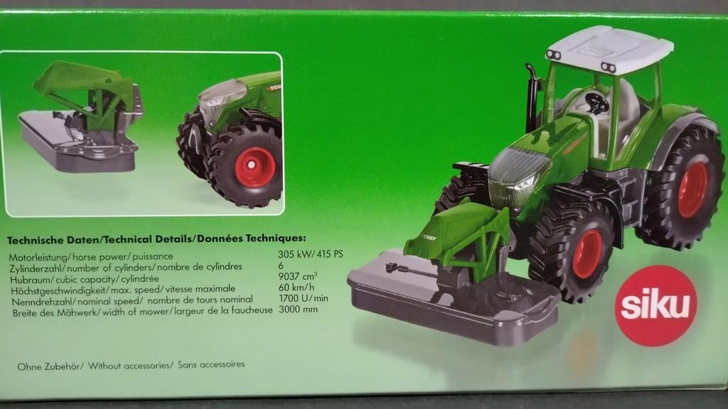 Fendt 942 Vario frontmaaier 1:50 Siku Pol, SIKU, Verzenden, Hijskraan, Tractor of Landbouw, Schlittenbacherstrasse 60 Lüdenscheid