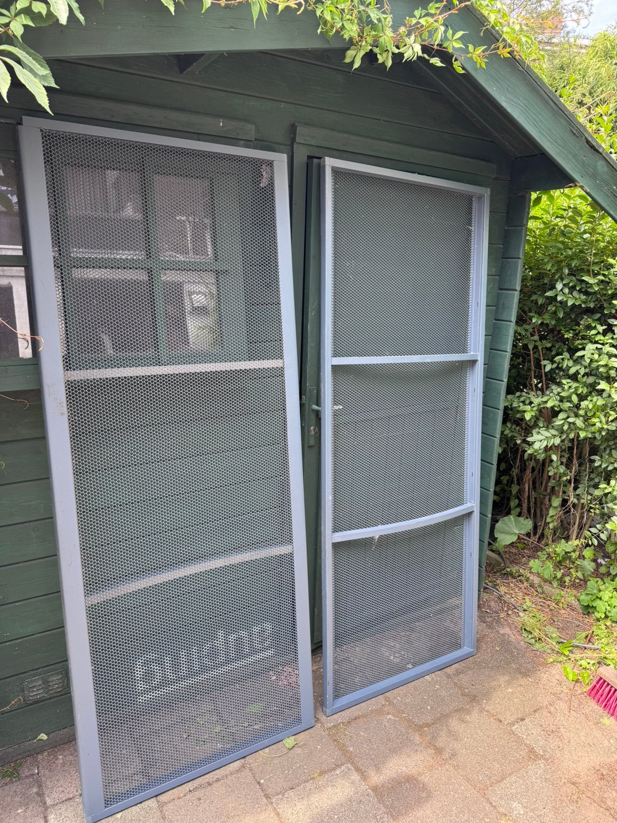 Auping spiraalbodem + poten + meradiso matras, Schuur, Zo goed als nieuw, Zonder ramen, Ophalen