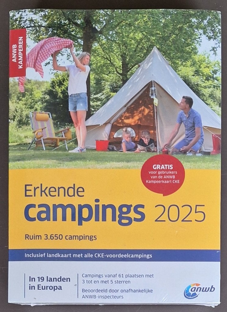 Erkende Campings 2025 - NIEUW , nog in cellofaan, Overige merken, Europa, Nieuw, Ophalen of Verzenden