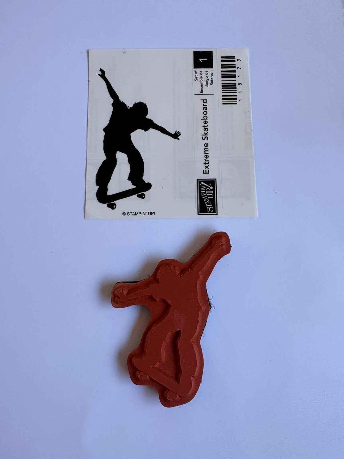 Stempel Stampin’ Up: Extreme Skateboard, Verzenden, Zo goed als nieuw