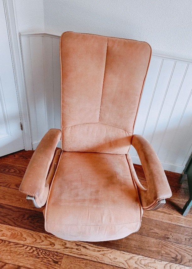 Prominent Relaxstoel - Comfortabel en Stijlvol, Ophalen, Gebruikt, Bruin, Metaal
