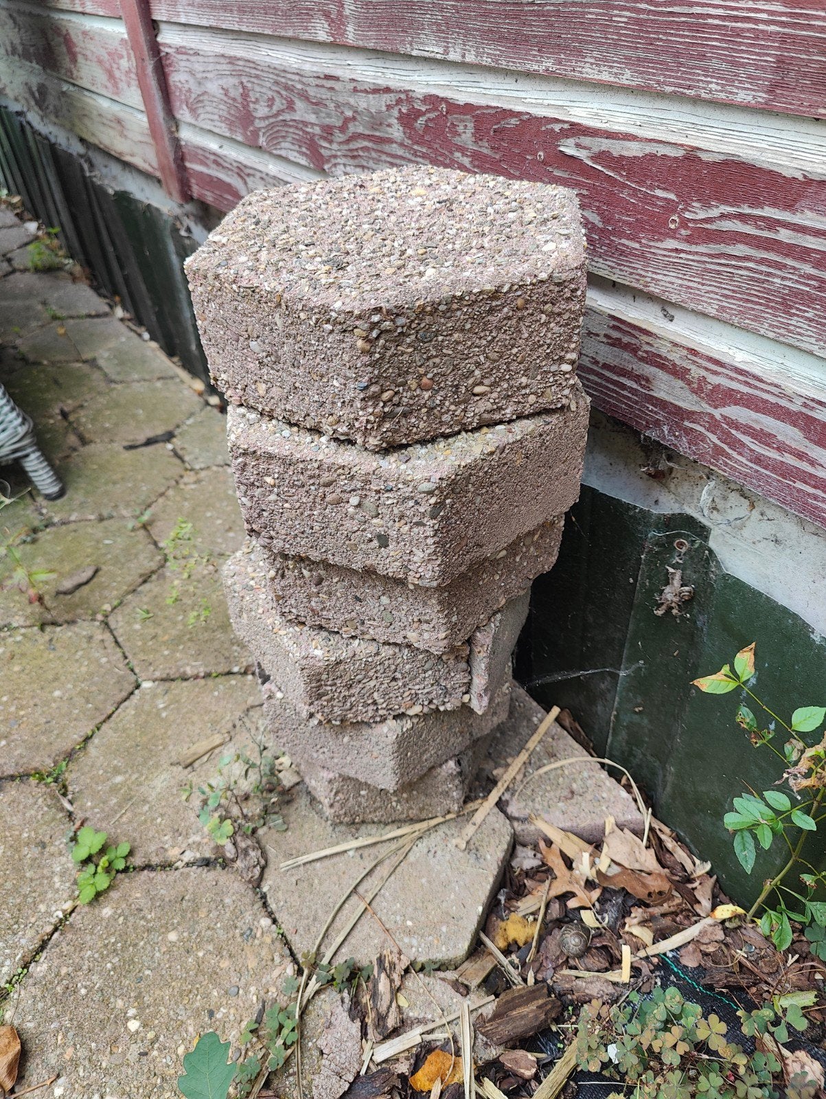 Zeskant 8cm ongeveer 11m2, Ophalen, Gebruikt, Klinkers, Minder dan 5 m²