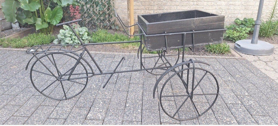 Te Koop: Plantenbak Fiets (Kleur Zwart), Ophalen, Gebruikt