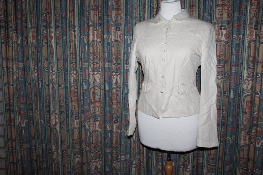 Josephine en co 60% linnen jasje mt 40 nieuw, Kleding | Dames, Maat 38/40 (M), Josephine & Co, ., Beige