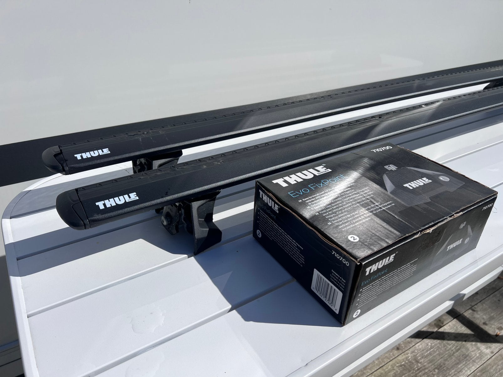 Thule Wingbar Evo voor oa transporter T5/6/7, Auto diversen, Dakdragers, Ophalen, Gebruikt