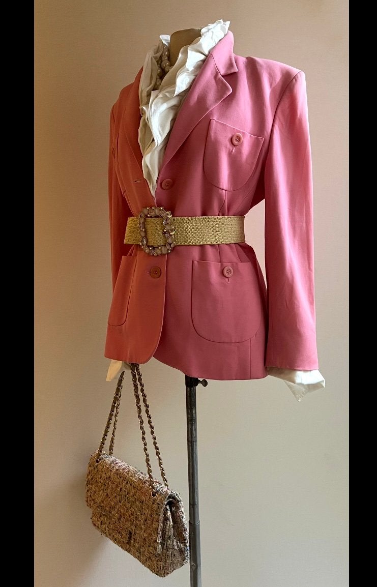 Escada 38 blazer jasje roze, Verzenden, Zo goed als nieuw, Maat 38/40 (M), Roze
