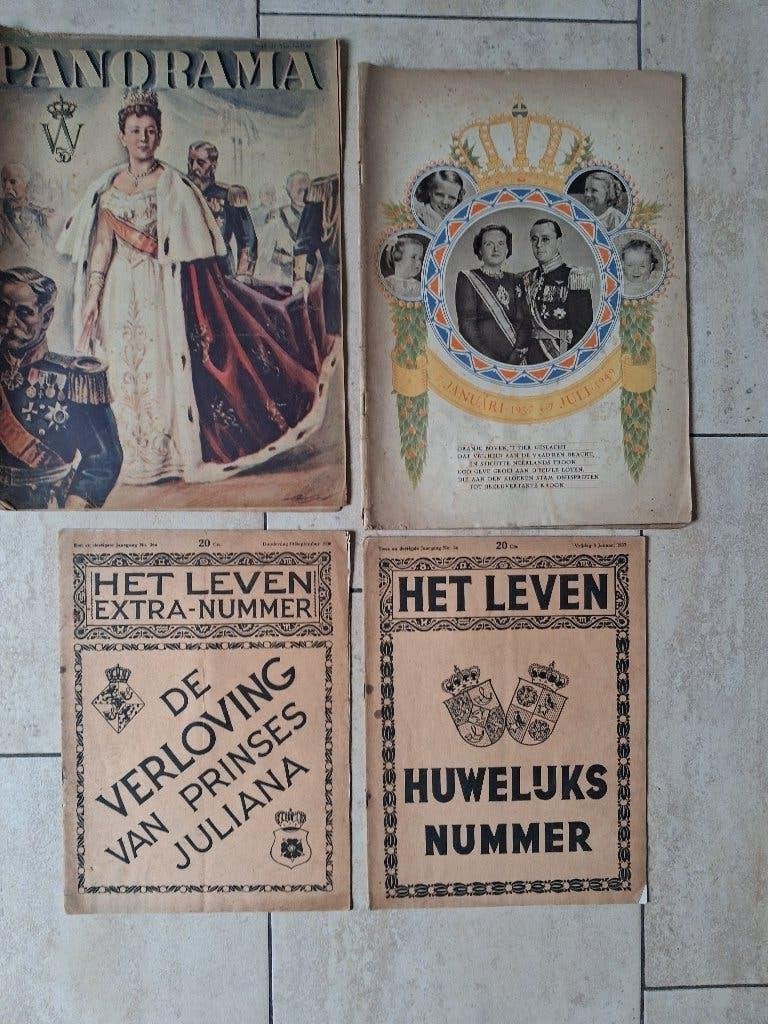 boeken koninklijk huis 4 stuks zie de foto,s, Ophalen of Verzenden, Gebruikt, Nederland, Tijdschrift of Boek