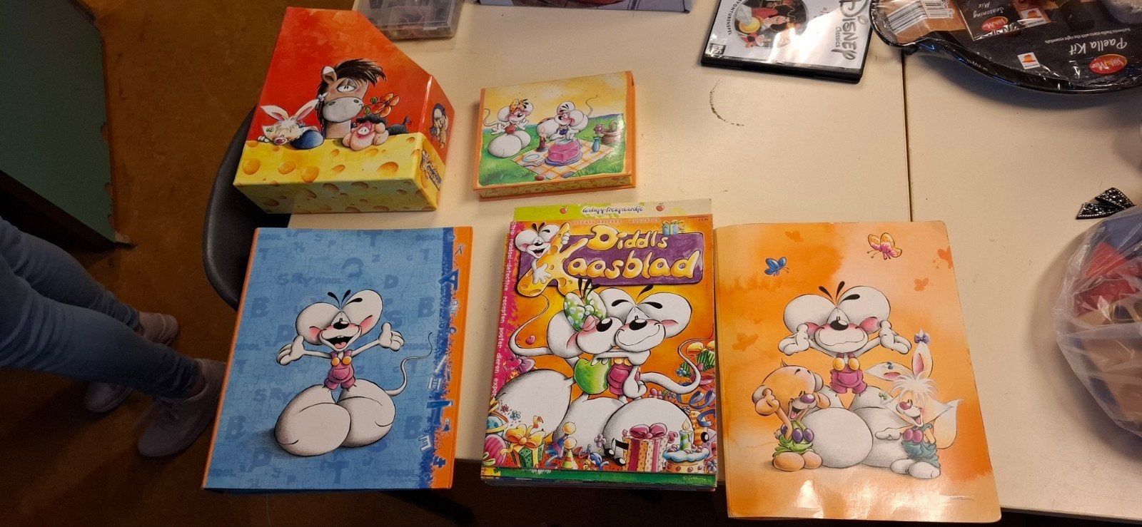 Diddl verzameling: map, tijdschriften en meer, Verzamelen, Ophalen, Verschillende figuren, Gebruikt, Overige typen