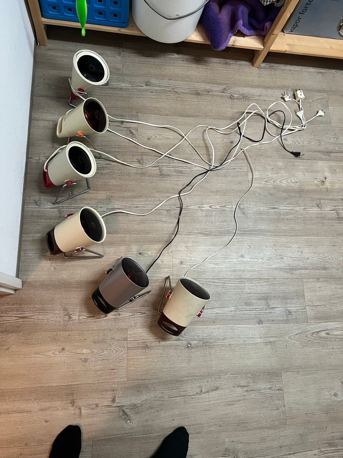 6 stuks € 20,- Philips Infraphil Infrarood Warmtelampen, Ophalen of Verzenden