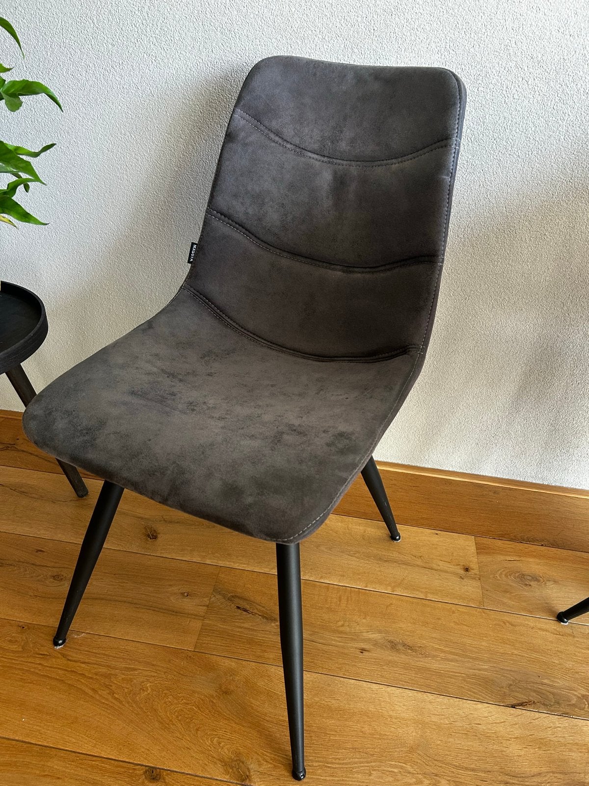 Mx Sofa eetkamerstoelen - 6 stuks, Huis en Inrichting, Ophalen, Gebruikt, Metaal, Grijs