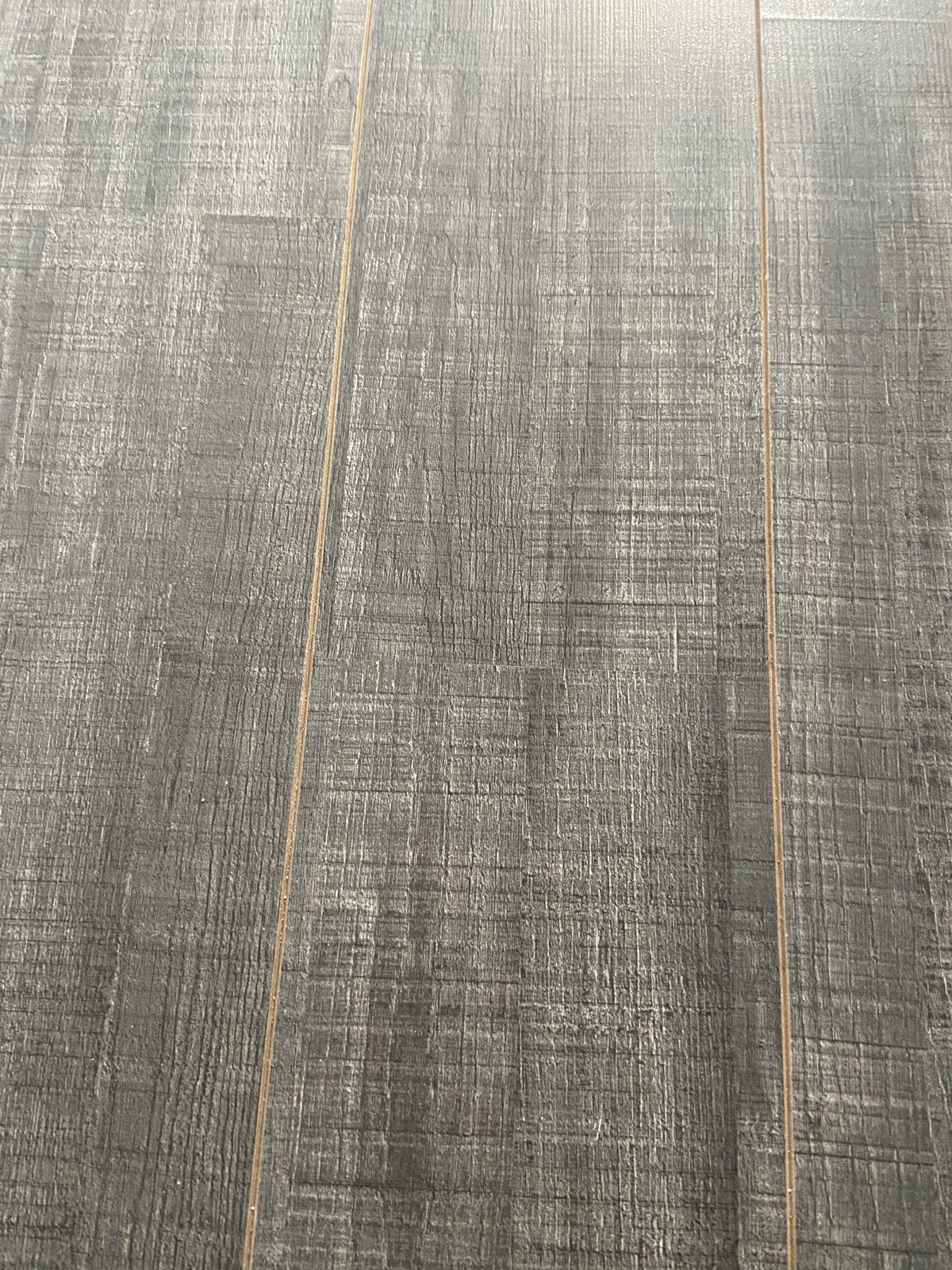 Laminaatvloer zwart/grijs, Ophalen, Kunststof, Gebruikt, 50 tot 150 cm