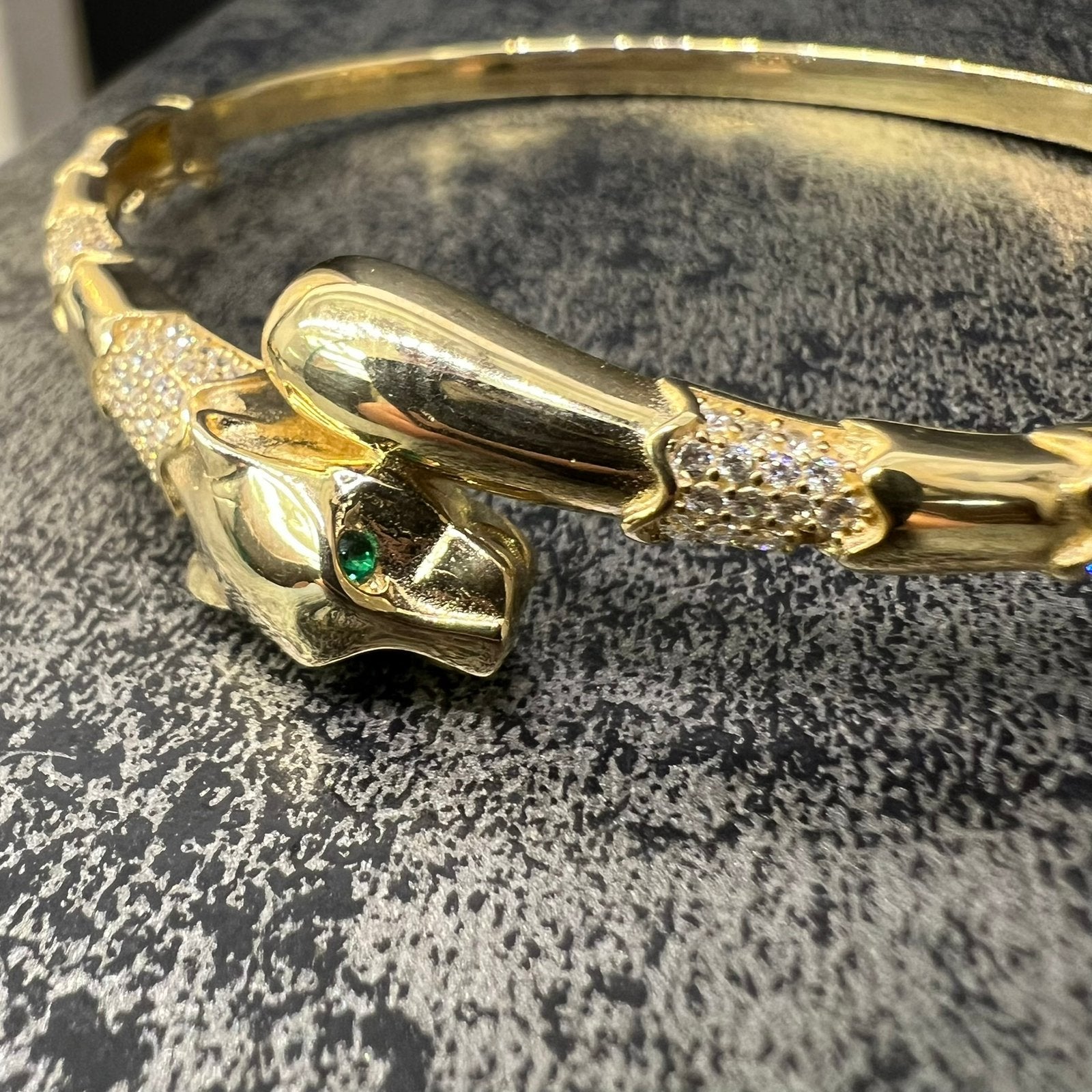 14 karaat gouden armband panter model, Ophalen of Verzenden, Nieuw, Goud