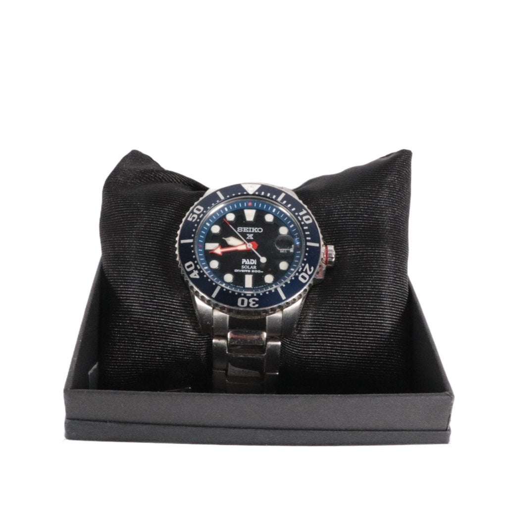 Seiko Prospex Padi Solar SNE549P1 - Nette staat, Seiko, Gebruikt, Support@seiko.com, 5-11, Akasaka 2-chome
Minato-ku, Tokyo 107-0052
Japan