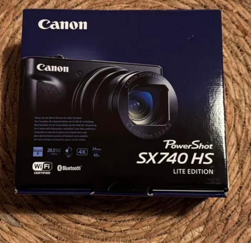 Canon powershot SX740 HS Lite Edition, Audio, Tv en Foto, Fotocamera's Digitaal, Ophalen, Canon, Compact, Nieuw