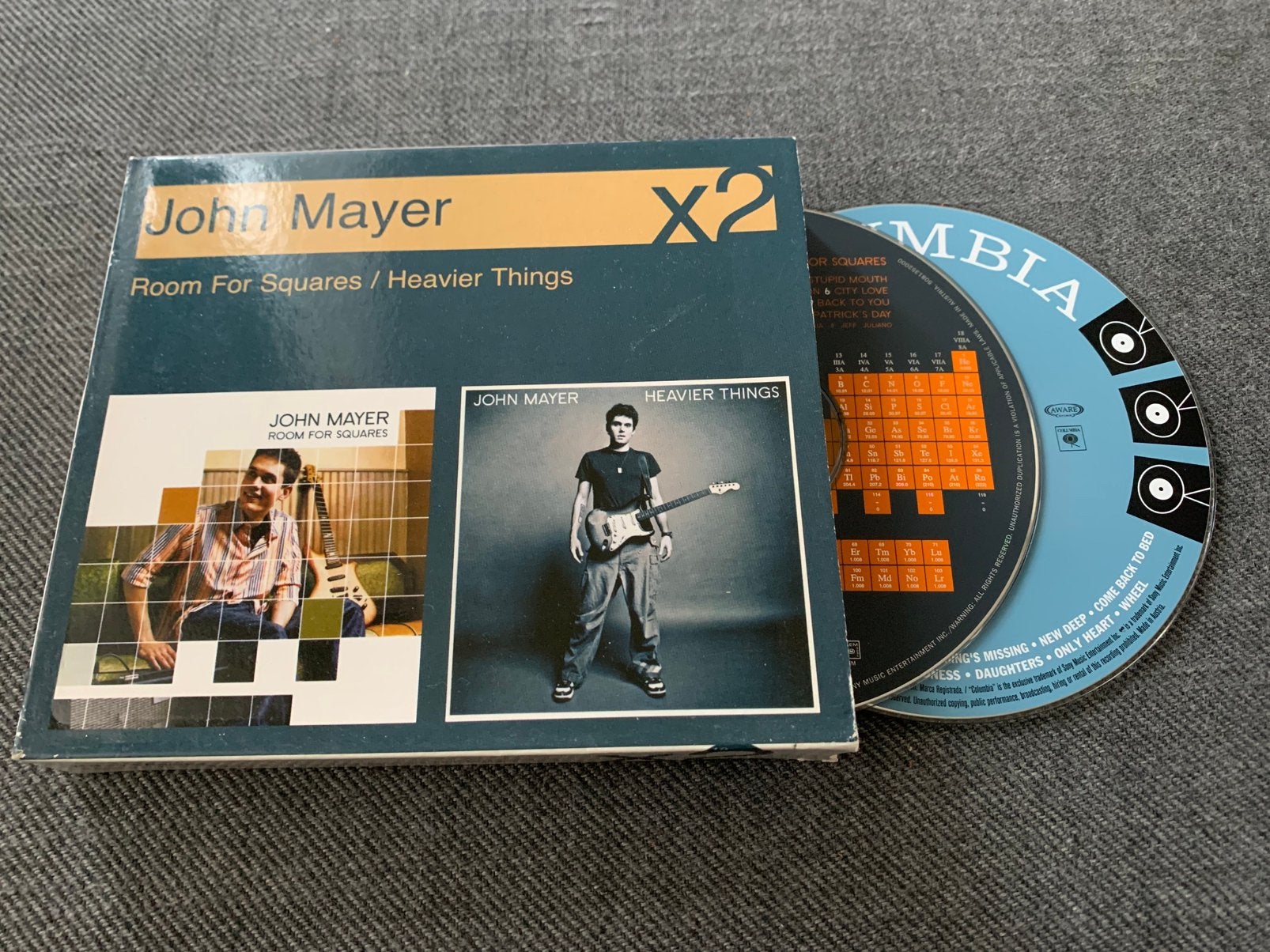 John Mayer “Room For Squares + Heavier Things”, Ophalen of Verzenden, Zo goed als nieuw