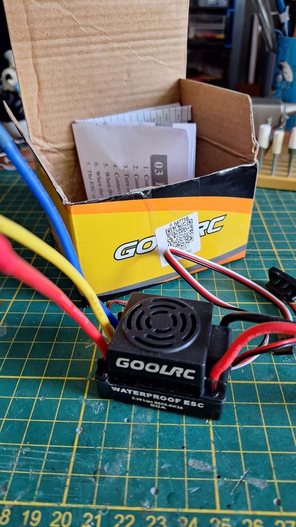 GOOLRC Waterdichte ESC 60A voor Borstelloze RC Motor - Nieuw, Ophalen, Nieuw, Overige schalen, Onderdeel