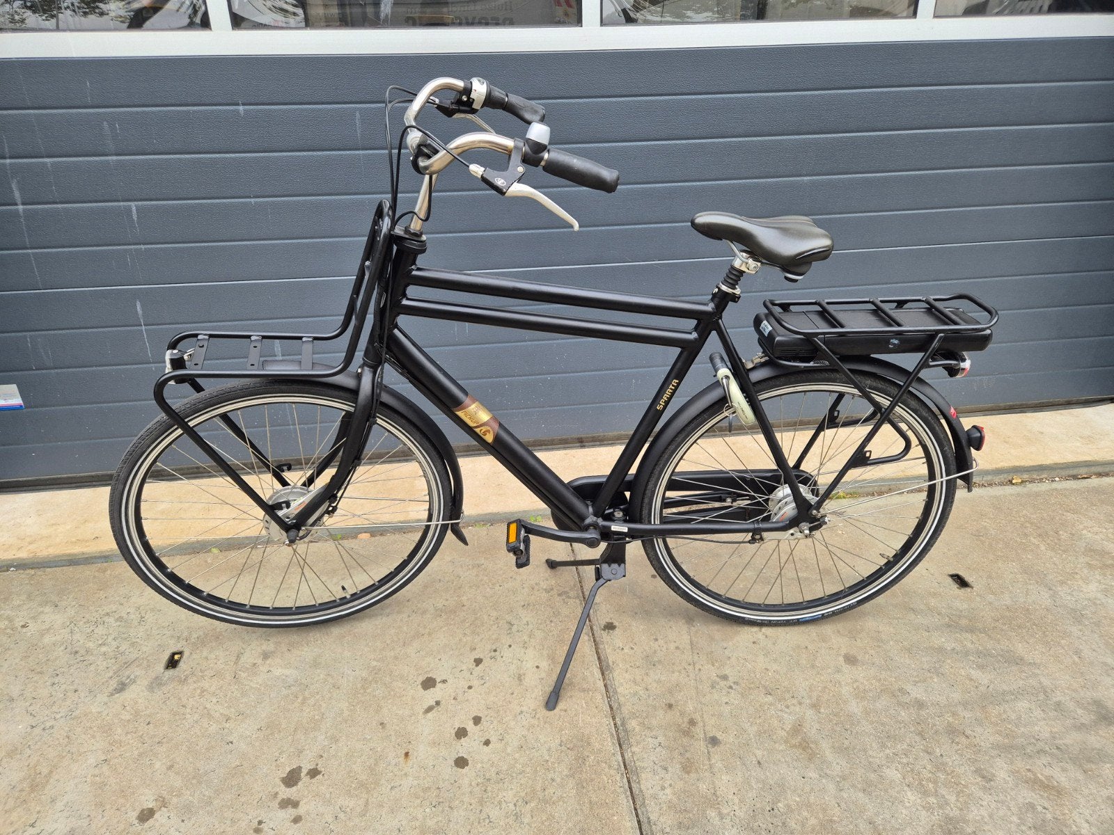 Elektrische transportfiets heren / gereviseerde accu /e-bike, Ophalen, Sparta, Sparta, Zo goed als nieuw