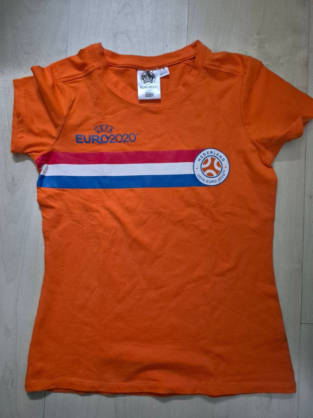 UEFA 2020 shirt 146 152 oranje shirt, Ophalen of Verzenden, Zo goed als nieuw