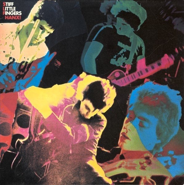 stiff little fingers / hanx - punk - ZELDZAAM, LP, Gebruikt, Verzenden, Originele persing