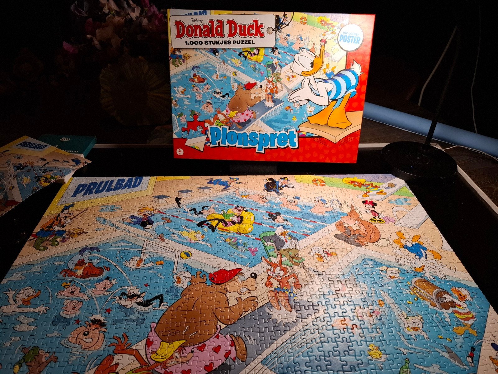 Donald duck puzzel, Ophalen of Verzenden, 500 t/m 1500 stukjes, Zo goed als nieuw