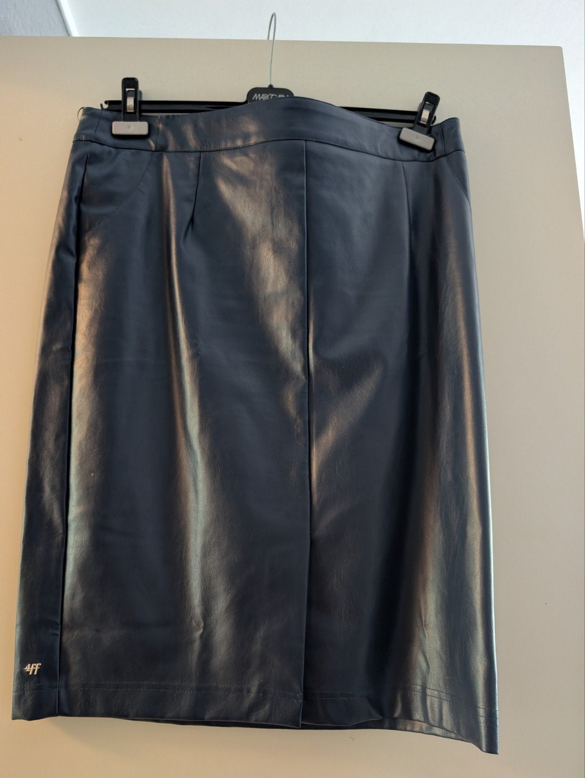 4 Funky Flavours leren rok, donkerblauw, maat M, Maat 38/40 (M), Blauw, Ophalen of Verzenden, Zo goed als nieuw